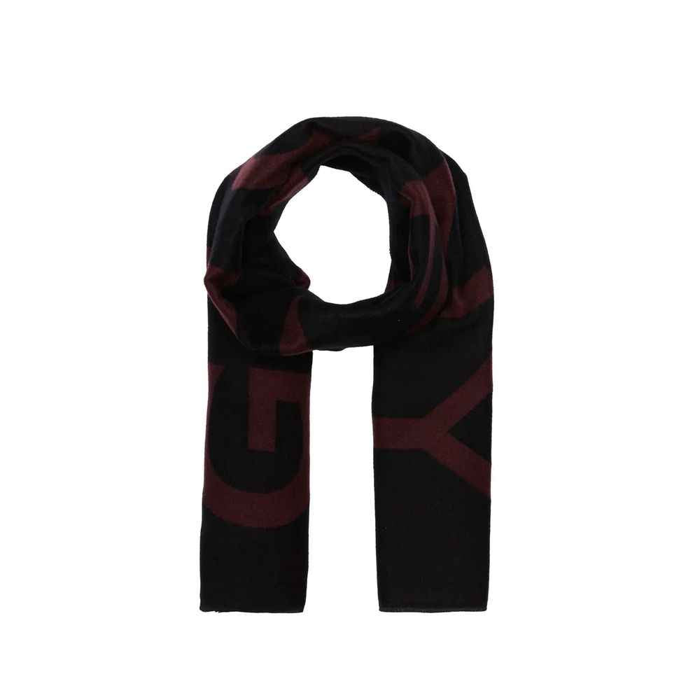 Givenchy Black Virgin Wool Scarf