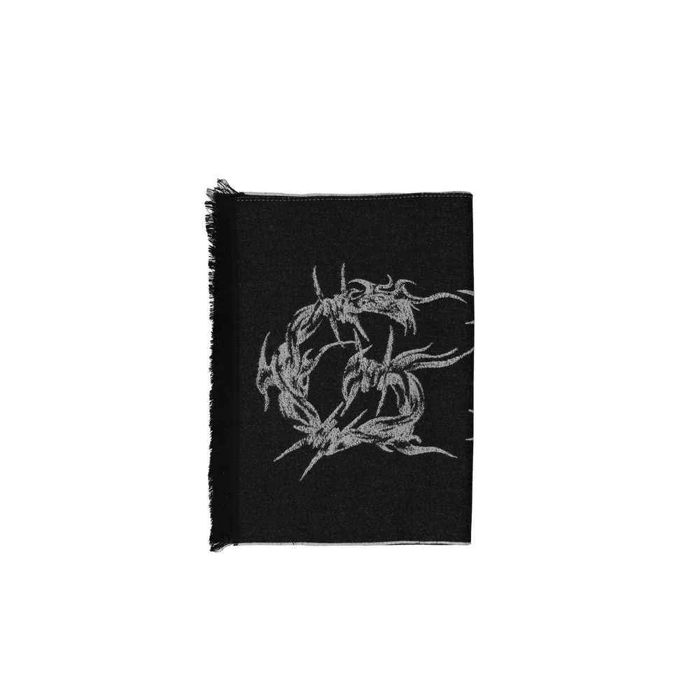 Givenchy Black Virgin Wool Scarf