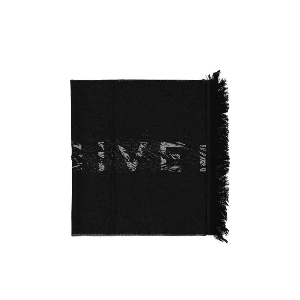Givenchy Black Virgin Wool Scarf