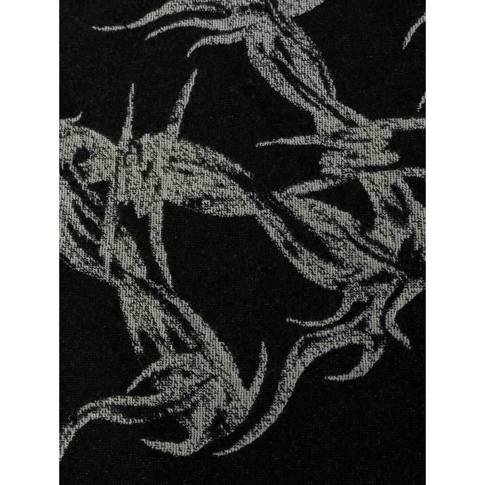 Givenchy Black Virgin Wool Scarf