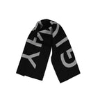 Givenchy Black Virgin Wool Scarf