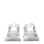 Versace White Fabric Chunky Sneakers