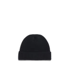 Prada Black Fleece Wool Beanie