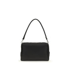 Fendi Black Calf Leather Bos Taurus Shoulder Bag
