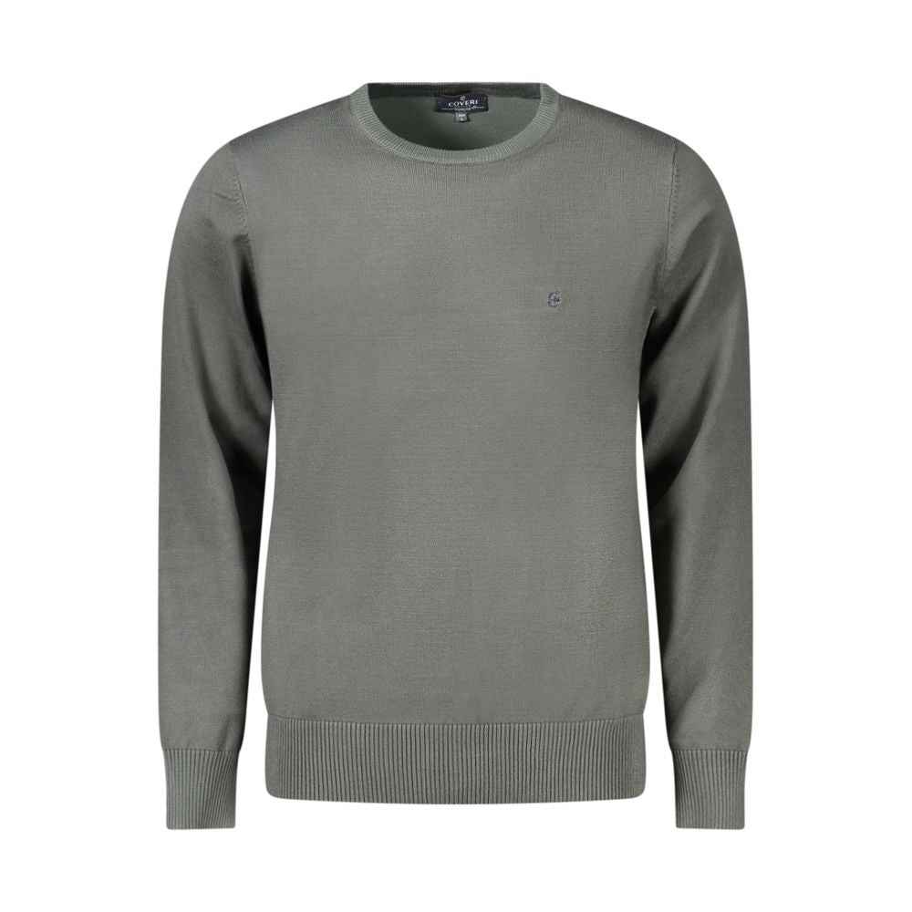Coveri Moving Green Nylon Men Sweater
