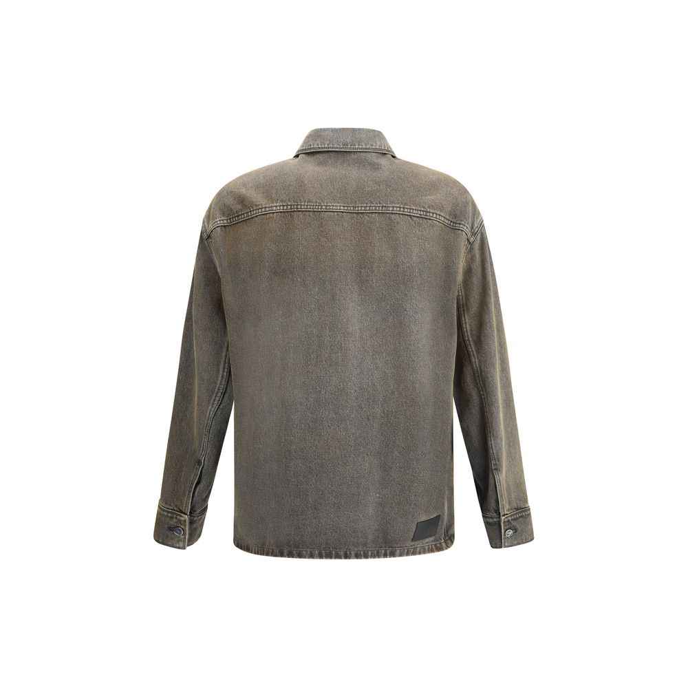 Fendi Gray Denim Shirt