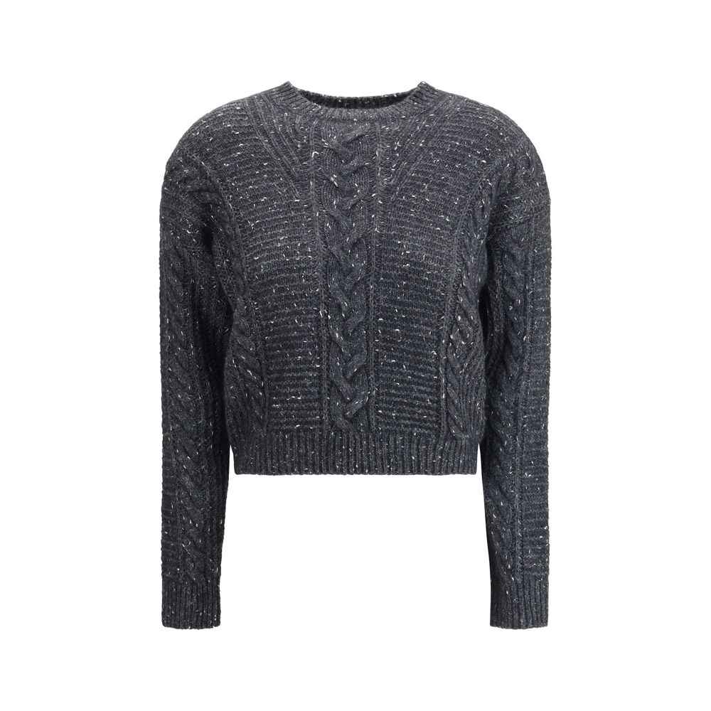 Max Mara Gray Polyamide Sweatshirt