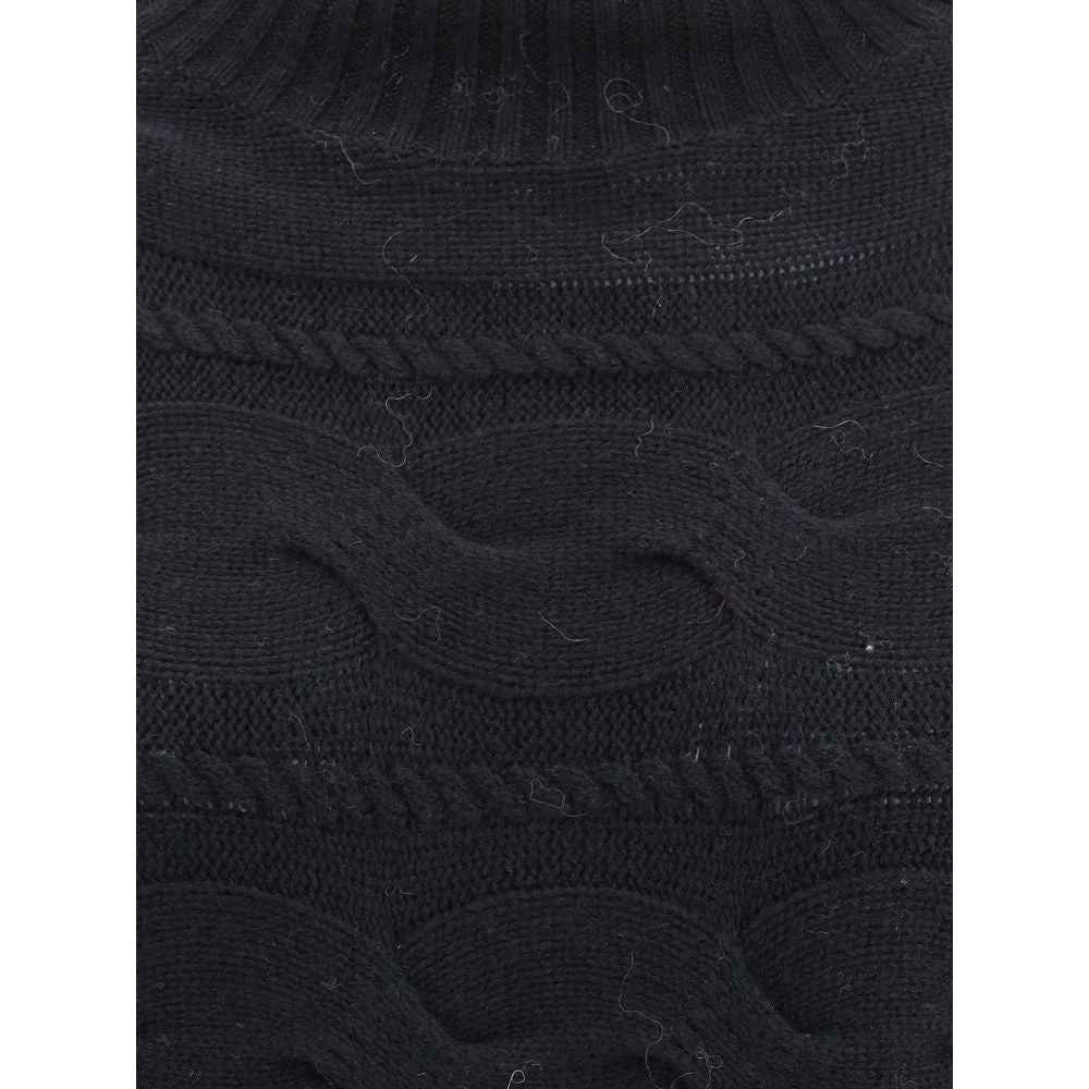 Max Mara Black Wool Sweatshirt