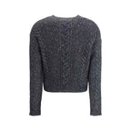 Max Mara Gray Polyamide Sweatshirt