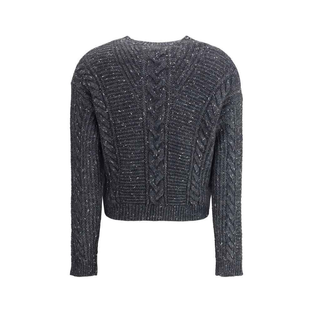 Max Mara Gray Polyamide Sweatshirt