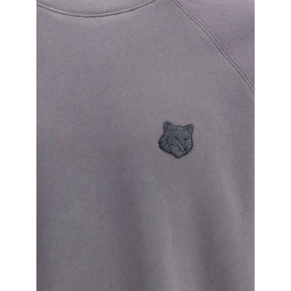 Maison Kitsuné Gray Cotton Sweatshirt