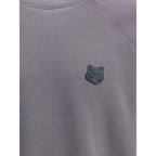 Maison Kitsuné Gray Cotton Sweatshirt