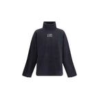 MM6 Black Polyester Sweatshirt