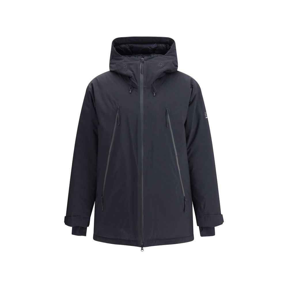 MM6 Black Polyester Parka