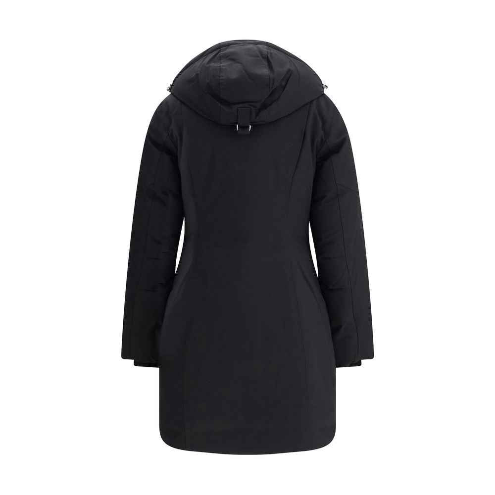 Moose Knuckles Black Cotton Parka