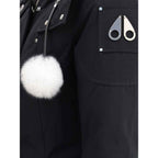 Moose Knuckles Black Cotton Parka