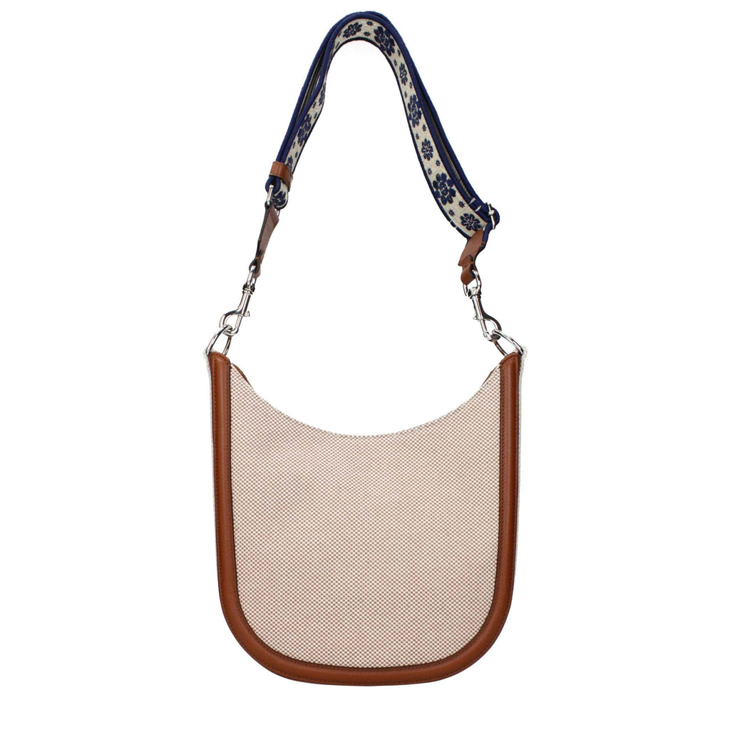 Valentino Garavani Beige Fabric Crossbody Bag