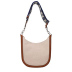 Valentino Garavani Beige Fabric Crossbody Bag