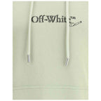 Off-White Green Cotton Sweatshirt