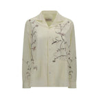 Baziszt Yellow Cotton Pattern Shirt