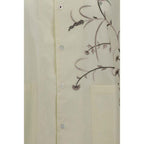 Baziszt Yellow Cotton Pattern Shirt