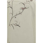 Baziszt Yellow Cotton Pattern Shirt