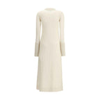 SA SU PHI White Cashmere Casual Dress