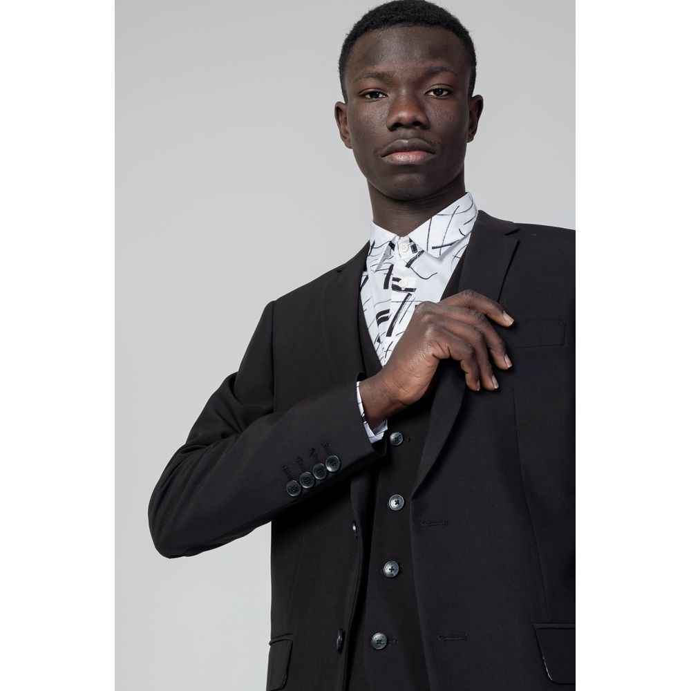 Antony Morato Black Polyester Blazer