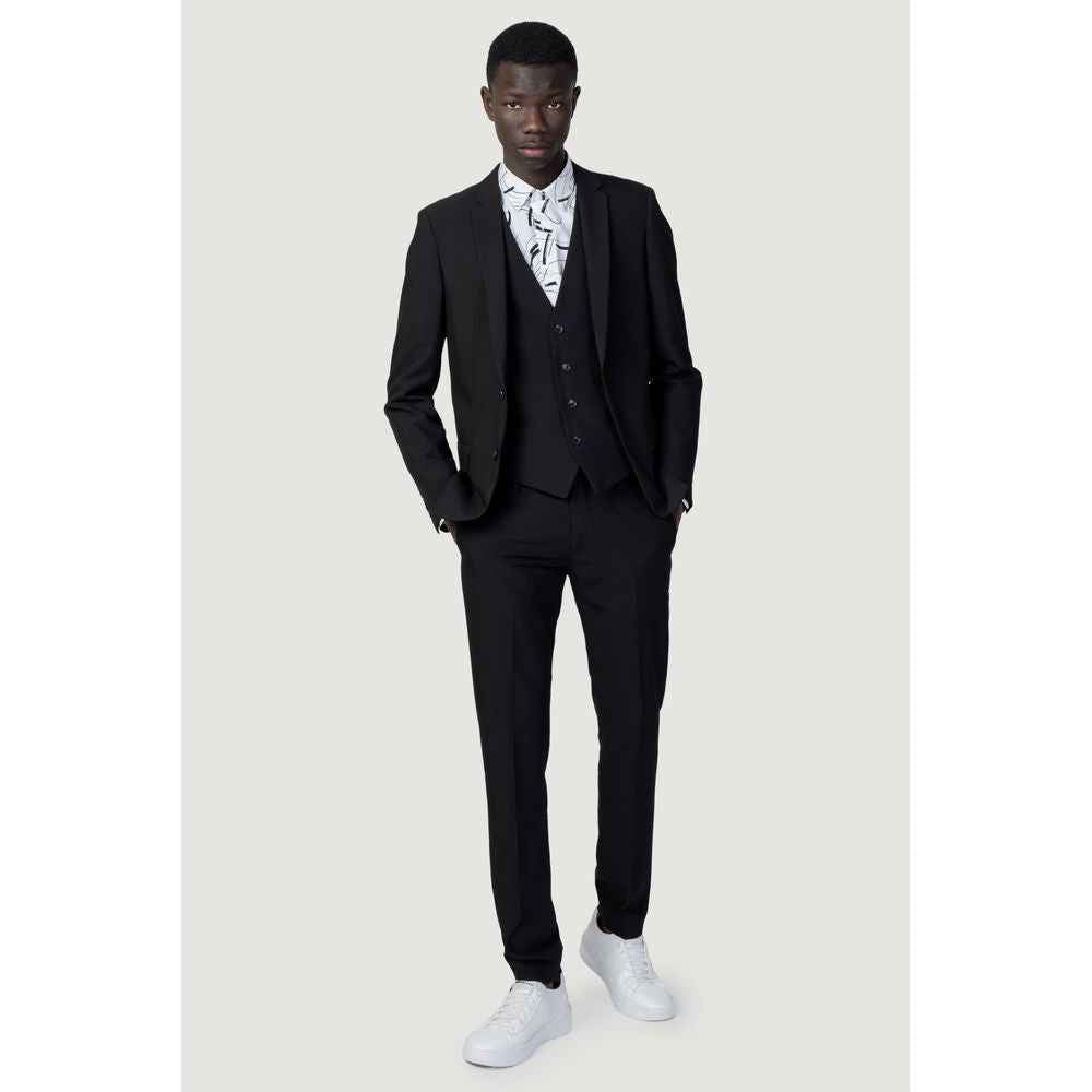 Antony Morato Black Polyester Blazer
