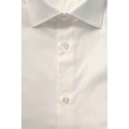 Baldinini Trend White Cotton Shirt