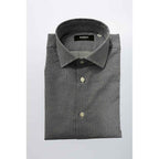Baldinini Trend Blue Cotton Shirt