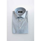 Baldinini Trend Light Blue Cotton Men Shirt
