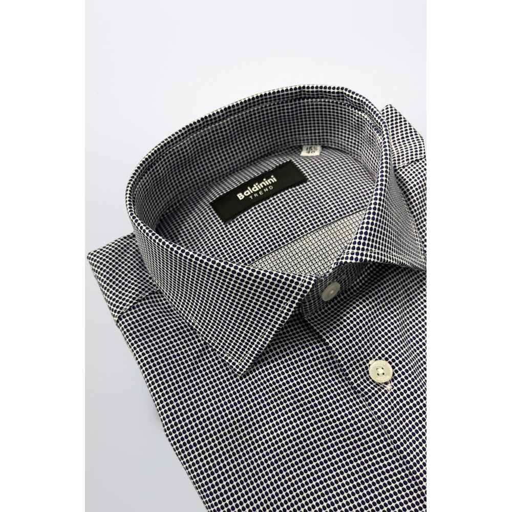 Baldinini Trend Blue Cotton Shirt