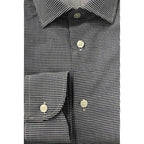 Baldinini Trend Blue Cotton Shirt