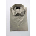 Baldinini Trend Beige Cotton Shirt
