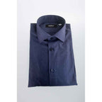 Baldinini Trend Blue Cotton Shirt