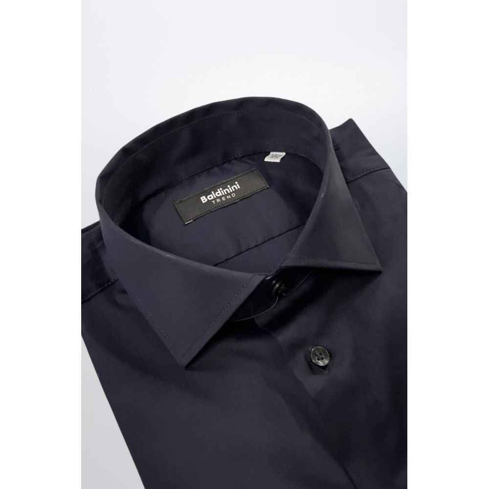 Baldinini Trend Black Cotton Shirt
