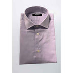 Baldinini Trend Purple Cotton Shirt