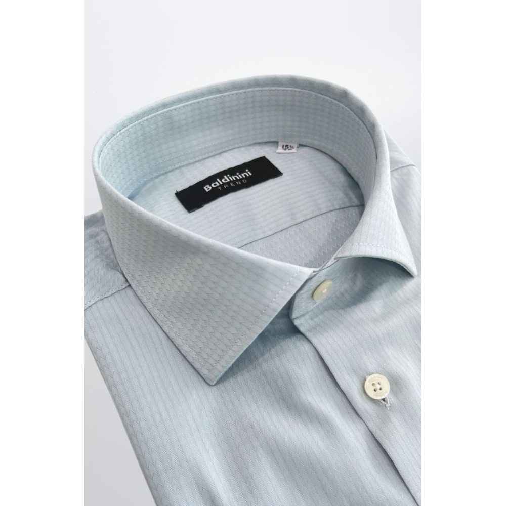 Baldinini Trend Light Blue Cotton Shirt
