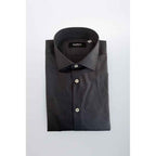 Baldinini Trend Gray Cotton Shirt