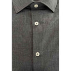 Baldinini Trend Gray Cotton Shirt