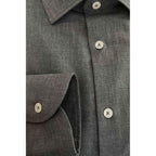 Baldinini Trend Gray Cotton Shirt