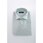 Baldinini Trend Light Blue Cotton Shirt