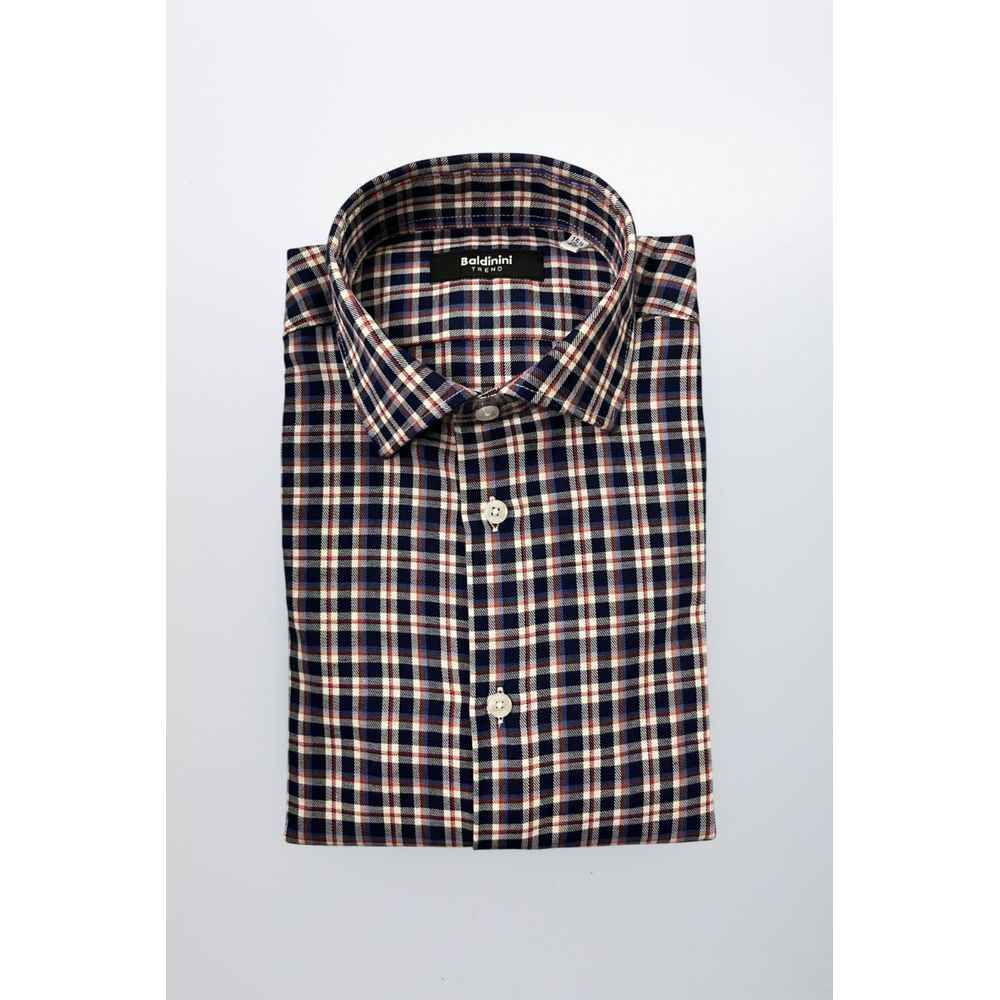 Baldinini Trend Multicolor Cotton Men Shirt