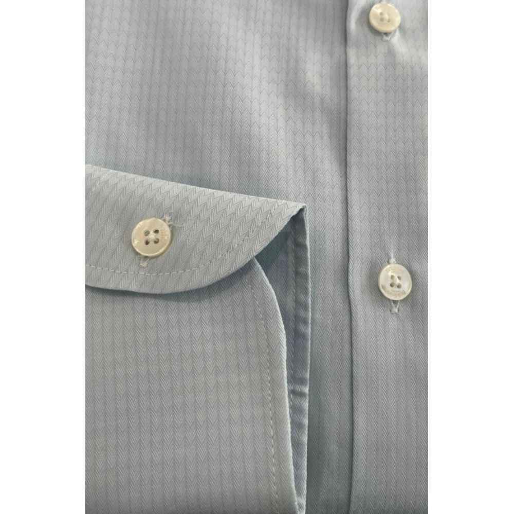 Baldinini Trend Light Blue Cotton Shirt