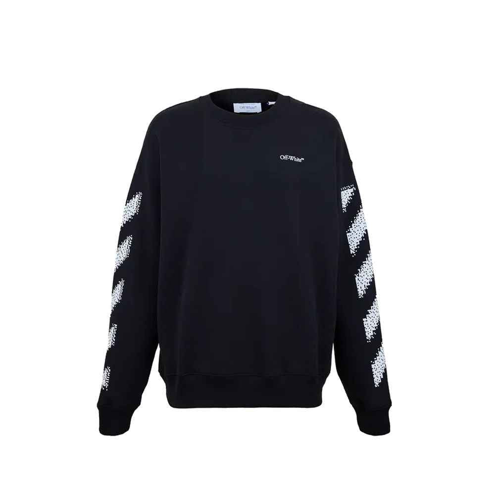 Off-White Off White Pixel Diag Sweatshirt