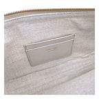 Salvatore Ferragamo Gray Leather Shoulder Bag