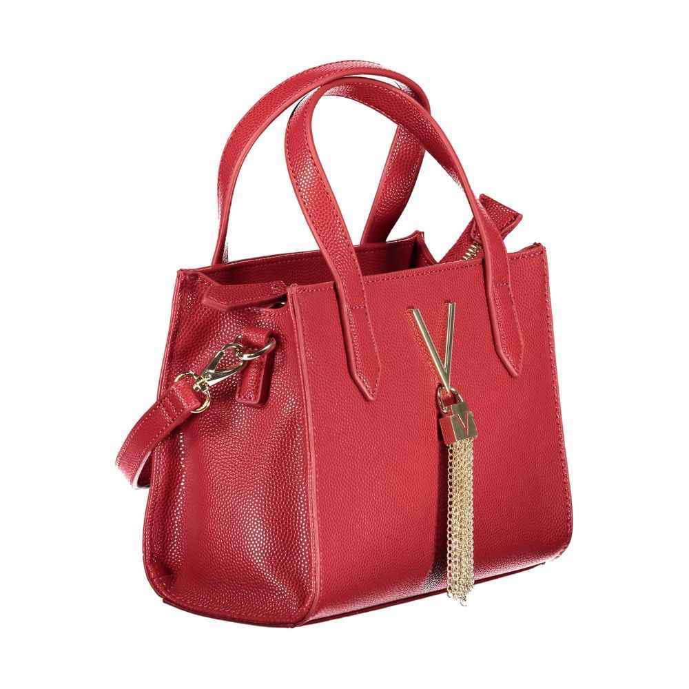 Mario Valentino Red Polyethylene Women Handbag