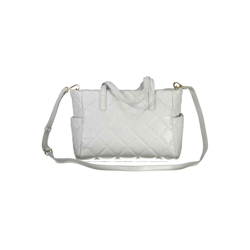 Mario Valentino Gray Polyethylene Handbag