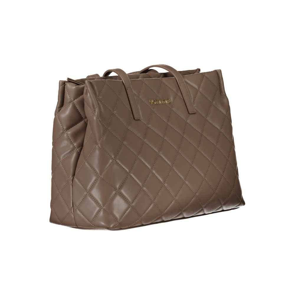 Mario Valentino Brown Polyethylene Handbag